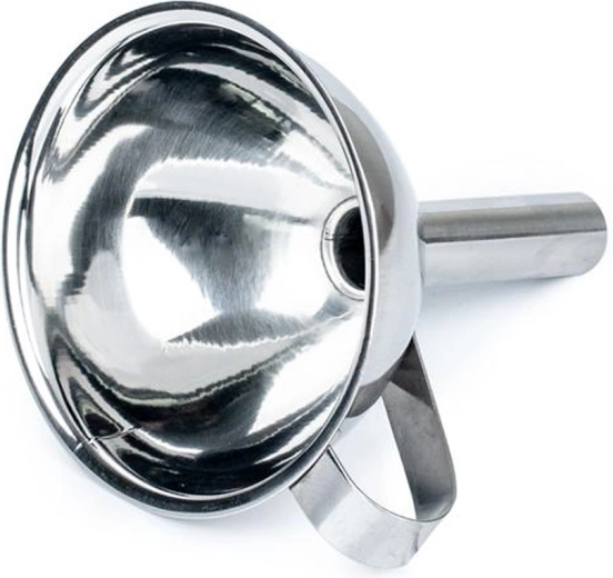 TORO Stainless Steel Funnel with Strainer 8 cm