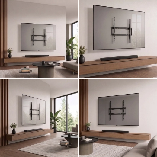 For 32–75" TVs with a load capacity up to 45 kg