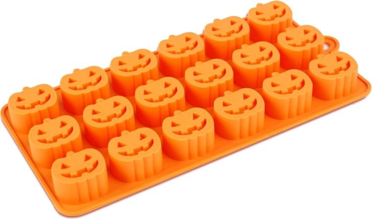 Halloweenski silikonski model za led v obliki buč