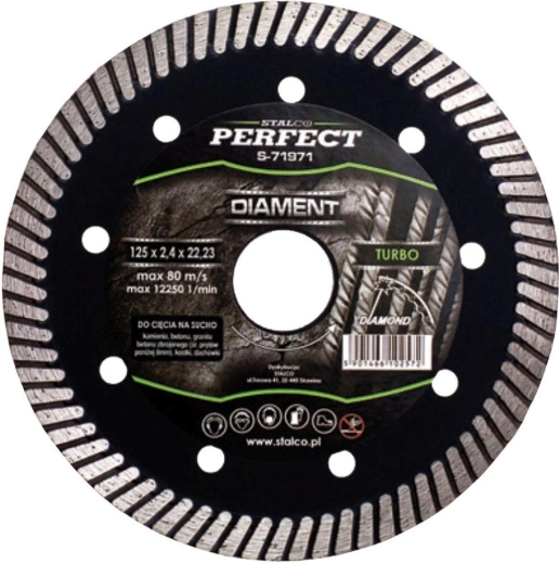 Diamantni rezalni kolut 115 mm Turbo STALCO