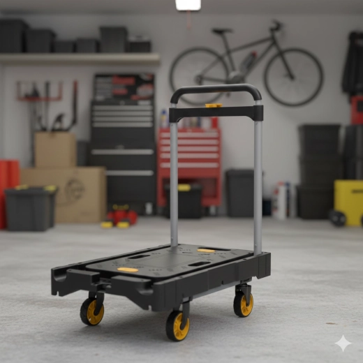 Zložljiv ročaj za prihranek prostora