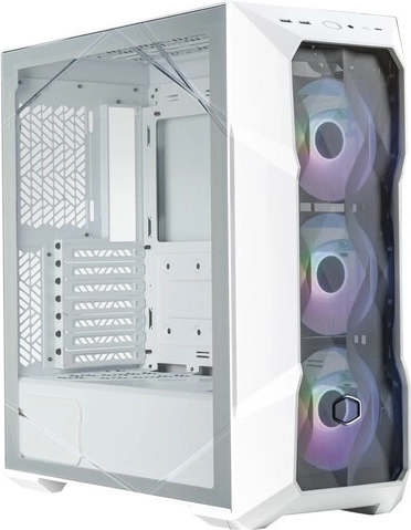Crystalline tempered glass side panel