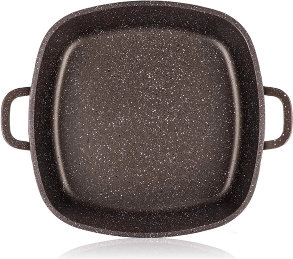 Dvoslojna nelepljiva površina z marmornato strukturo