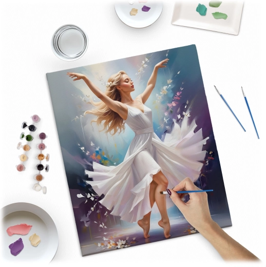 Kompleten komplet, vključno s 30 barvami in 3 čopiči