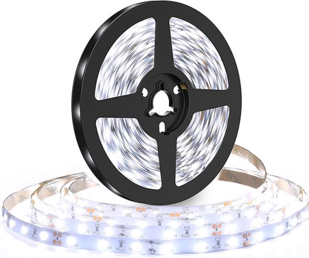 Solight LED svetlobni trak 5 m, 120 LED/m, 10 W/m, 1100 lm/m, IP20, hladno bela