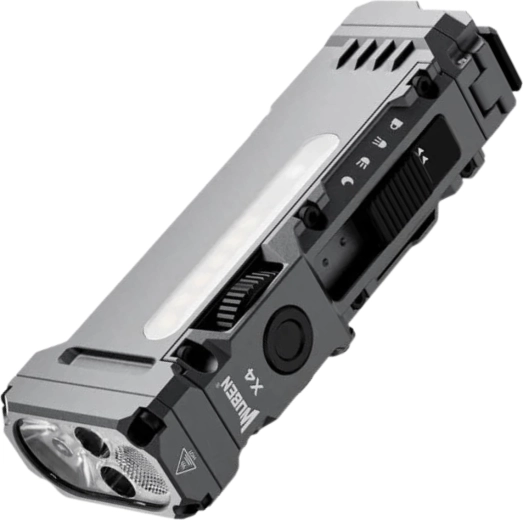 Wuben X4 Gray Multifunction LED Flashlight