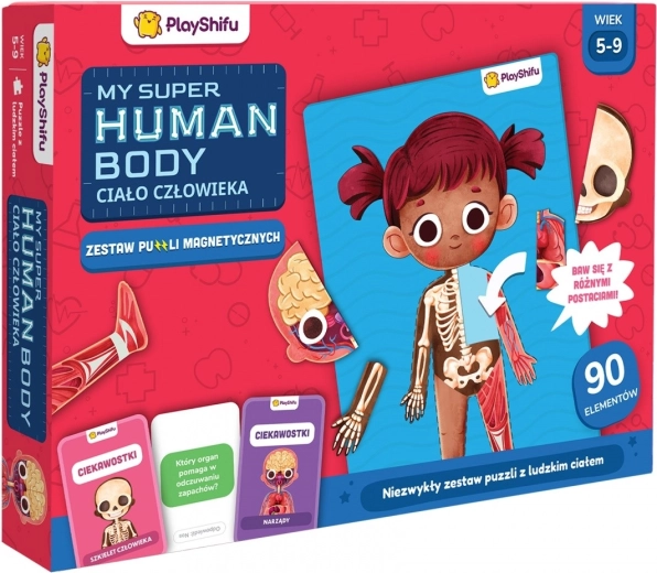 Playshifu My Super Human Body – človeško telo, magnetni izobraževalni set