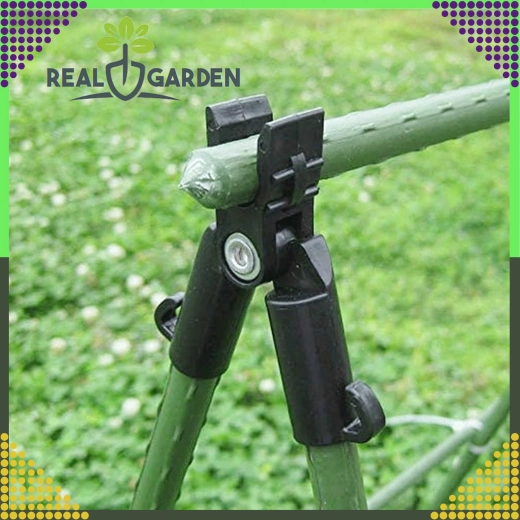 Vršni gibljivi T-spoj za vrtne palice 9 mm, 10 kos