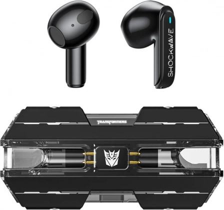 Brezžične TWS slušalke TRANSFORMERS TF‑T01 črna