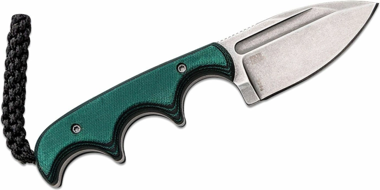 Fiksno rezilo Spear Point s stonewash obdelavo