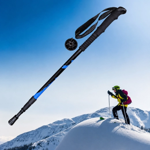 Adjustable trekking pole for Nordic walking 65–135 cm