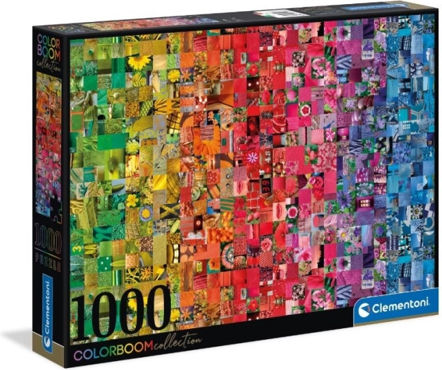 Sestavljanka 1000 koščkov Collage Color Boom