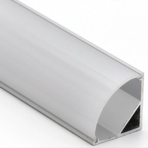 Solight kotna aluminijasta letev za LED-trakove z mlečnim difuzorjem 1 m