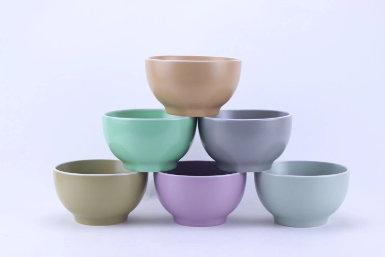 Keramična buljon skodela 680 ml z zeleno glazuro