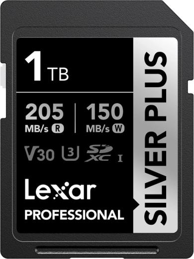 Pomnilniška kartica Lexar Professional Silver Plus SDXC 1 TB