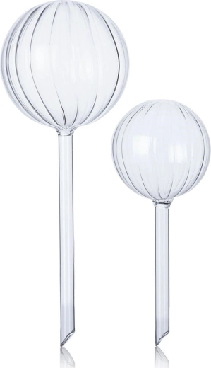 Steklene namakalne krogle za rastline, 2 kosa