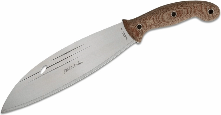 Condor Primitive Bush Mondo zunaǰnji nož 25,4 cm, rjav, Micarta, usnjeno etui