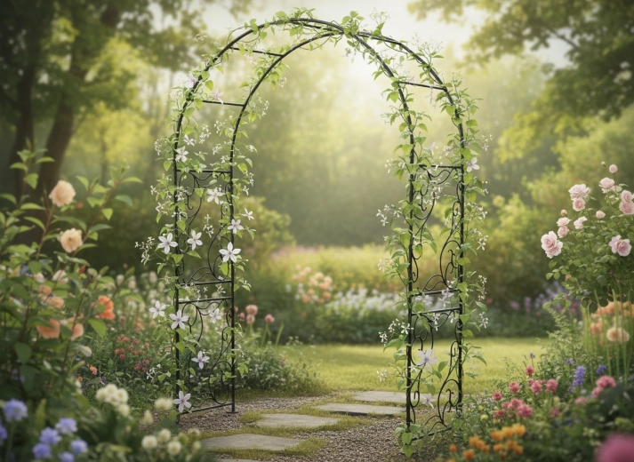 Idealna kot vhodna vrata in opora za vzpenjavke