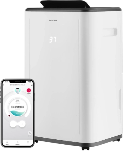 Pametni mobilni razvlaževalnik zraka Sencor SDH 2028WH z Wi-Fi