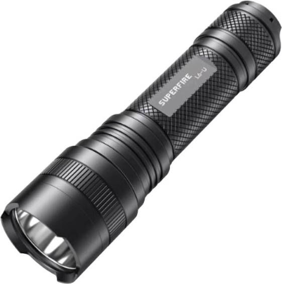 Svetilka Superfire 1480 lm z USB‑C in dosegom 330 m