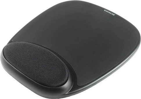 Ergonomska gelna podloga za miško črna