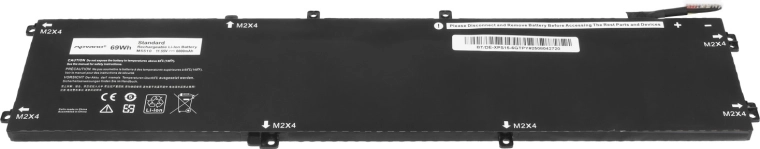 Visoka kapaciteta 6000 mAh (69 Wh) za daljšo avtonomijo