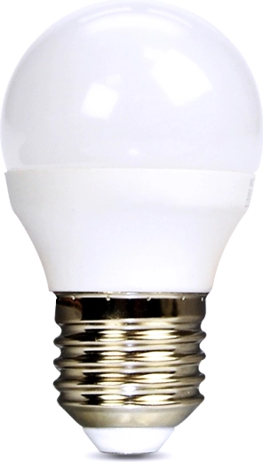 Solight LED žarnica miniglobe E27 6 W 6000 K 510 lm