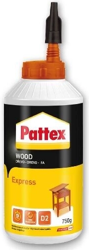 Hitrostrjuče lepilo za les PATTEX Express D2 250 g