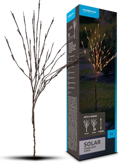 Modee vrtna solarna LED svetilka za zapičenje 110 cm