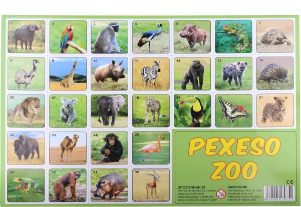 Spomin ZOO Fotografije Živali