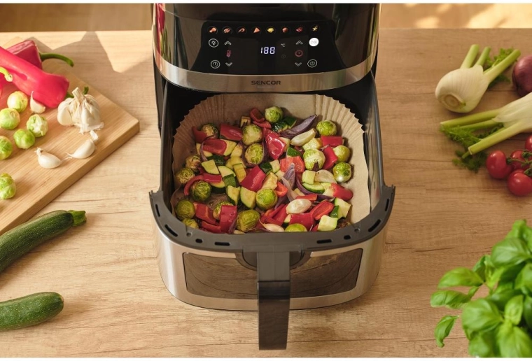 For convenient cooking in an air fryer