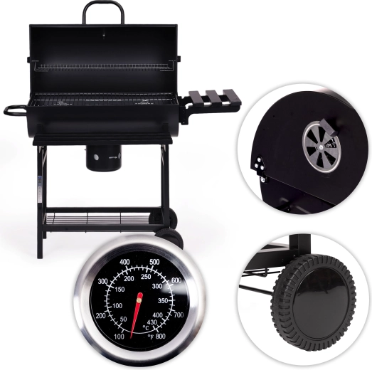 Natančen nadzor temperature s termometrom in prezračevanjem