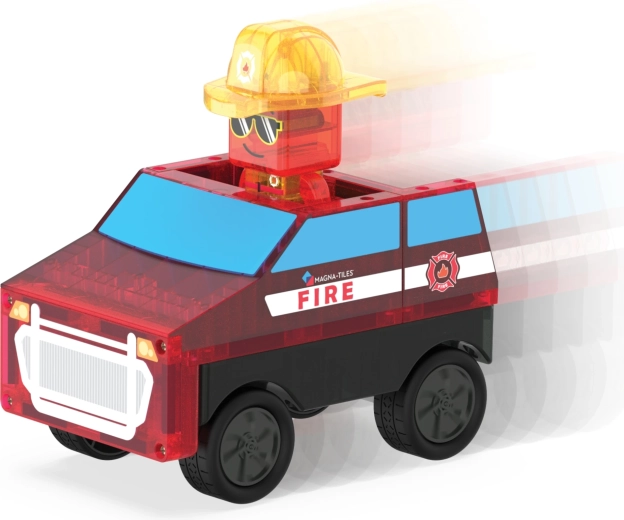 Pullback fire truck for instant action