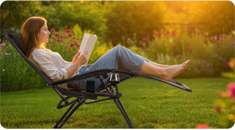 Stranska mizica za pijačo in telefon