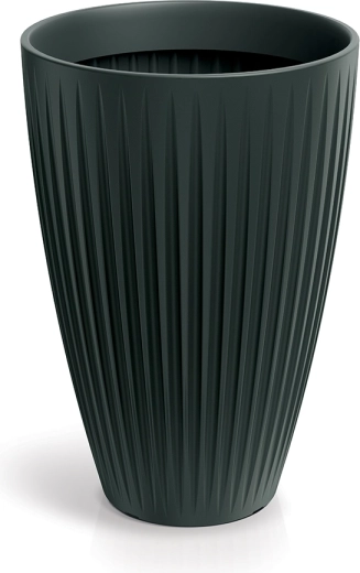 Cvetlični lonec Latia Round High 40 cm antracit