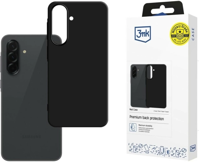 3mk Matt Case za Samsung Galaxy A57 črno