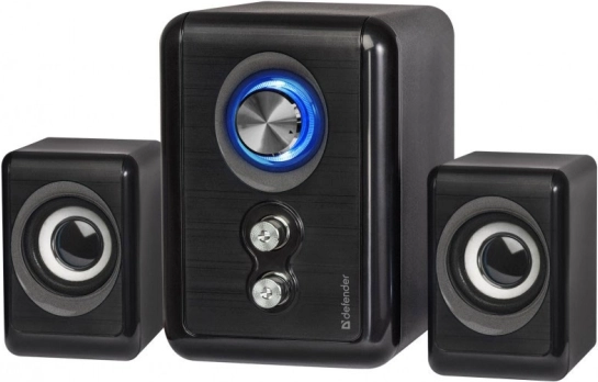 Žični zvočniki 2.1 z napajanjem prek USB in LED