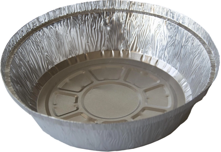 Okrogla aluminijasta skleda 750 ml