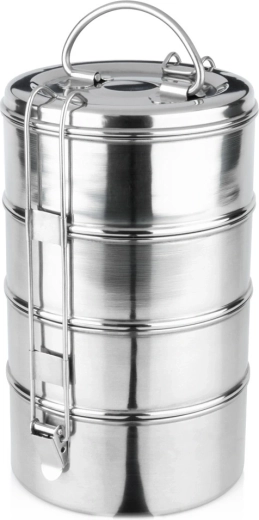 Namizna 4-nadstropna posoda za prenašanje hrane Vilde 4×900 ml