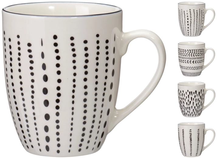 Porcelanasti lonček Kubek 350 ml