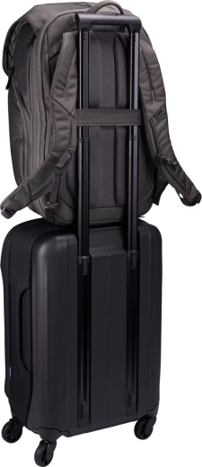 Convenient travel with a suitcase