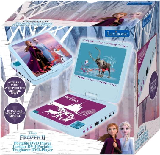 Lexibook prenosni DVD-predvajalnik 7" DISNEY FROZEN