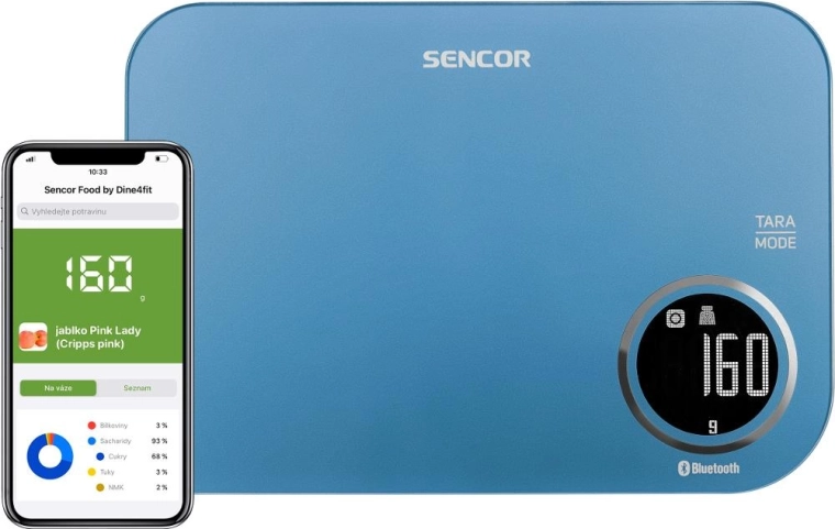 Sencor Smart Kitchen Scale with Bluetooth