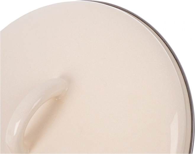 Odporno emajlirano jeklo s kovinskim robom