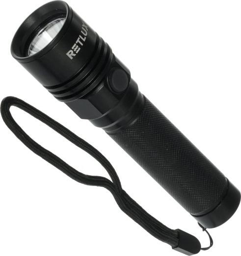 Light up to 240 lm with a range of 100 m