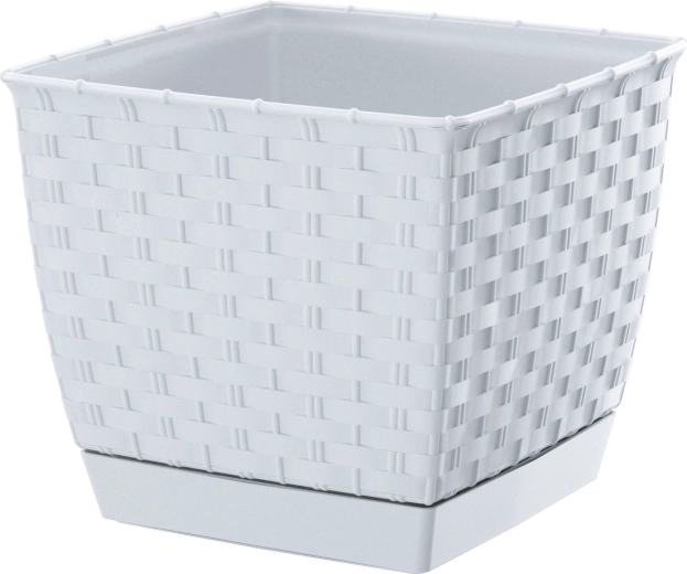 Kvadratast lonček Ratolla Square 14,5 × 14,5 × 12,6 cm bel