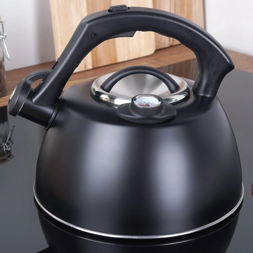 Vgrajen termometer za natančno prelivanje