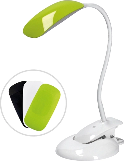 Solight zatemnilna LED-svetilka 2-v-1 s sponko in podstavkom, 5 W, 4000 K, s 3 pokrovi