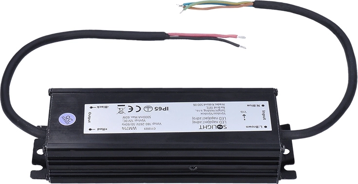 Moč 60 W za 12-voltno LED-razsvetljavo
