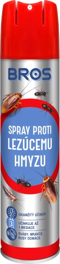 Bros sprej proti plazečim insektom 400 ml
